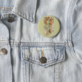 Art Nouveau - Alphonse Mucha - Winter Ronde Button 5,7 Cm (In situ)