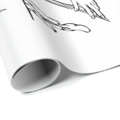 Art nouveau Alphonse Mucha wrappapier Cadeaupapier (Rol Hoek)