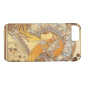 Art Nouveau Alphonse Mucha Zodiac iPhone 7 hoesje (Achterkant (Horizontaal))