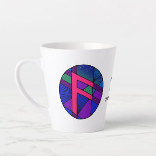 Art Nouveau Ansuz Rune Latte Mok – INSPIRATIE!