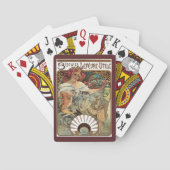 Art Nouveau-antiek, Biscuits van Alphonse Mucha Pokerkaarten (Achterkant)