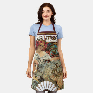 Art Nouveau antiek, Biscuits van Alphonse Mucha Schort