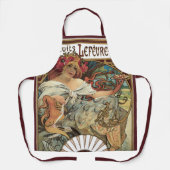 Art Nouveau antiek, Biscuits van Alphonse Mucha Schort (Voorkant)