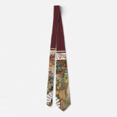 Art Nouveau antiek, Biscuits van Alphonse Mucha Stropdas (Achterkant)
