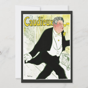 Art Nouveau antiek, Caudieux door Toulouse Lautrec