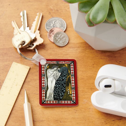 Art Nouveau antiek, De Kus door William Bradley Sleutelhanger (Bureau)