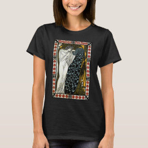 Art Nouveau antiek, De Kus door William Bradley T-shirt