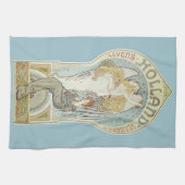 Art Nouveau antiek, Holland Levensverzekering Theedoek (Horizontaal)