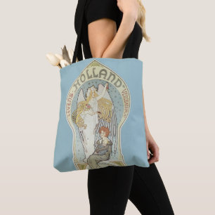 Art Nouveau antiek, Holland Levensverzekering Tote Bag