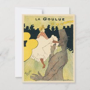 Art Nouveau antiek, La Goulue door Toulouse Lautre