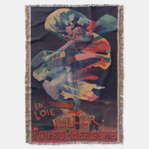 Art Nouveau antiek, Loie Fuller bij Folies Bergere Deken