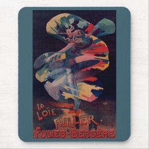 Art Nouveau antiek, Loie Fuller bij Folies Bergere Muismat