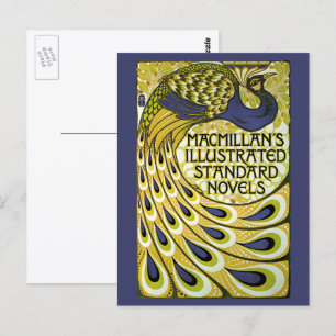Art Nouveau antiek, Macmillan's Pauwveer Briefkaart