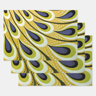 Art Nouveau antiek, Macmillan's Pauwveer Inpakpapier Vel