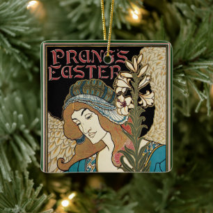 Art Nouveau antiek, Prang's Pasenpublicaties Keramisch Ornament