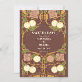 Art Nouveau Antiek Save The Date (Voorkant)