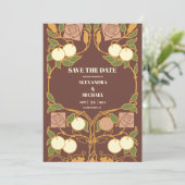 Art Nouveau Antiek Save The Date (Staand voorkant)