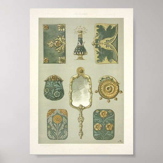 Art nouveau anton seder dressing table poster (Voorkant)
