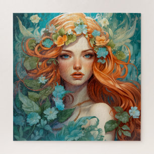 Art Nouveau Aos sí Fairy Legpuzzel