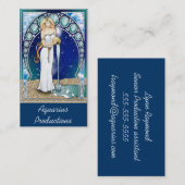Art Nouveau Aquarius Visitekaartje (Voorkant / Achterkant)