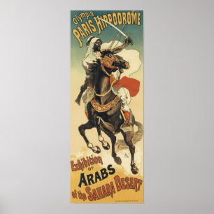 Art Nouveau, Arabieren van de Sahara Poster