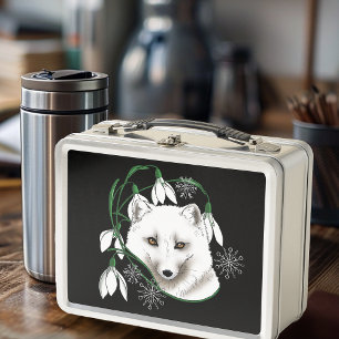 Art Nouveau Arctic White Fox
