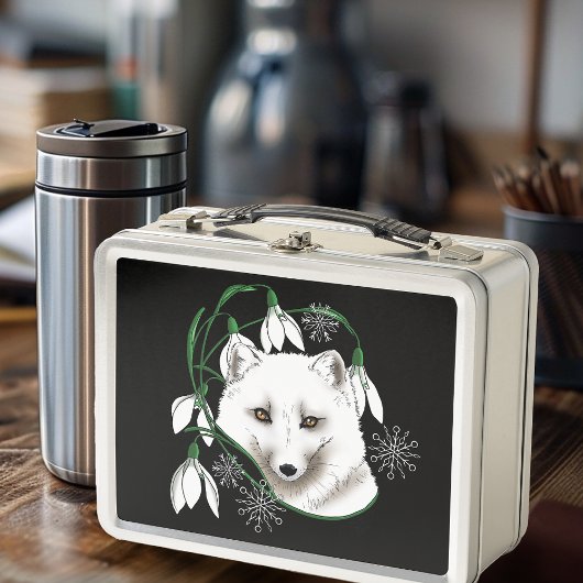 Art Nouveau Arctic White Fox