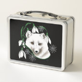 Art Nouveau Arctic White Fox (Achterkant)