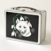 Art Nouveau Arctic White Fox (Voorkant)