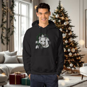 Art Nouveau Arctic White Fox Hoodie