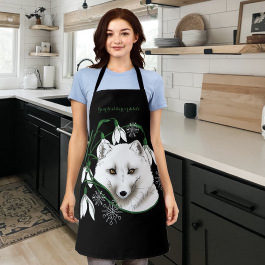 Art Nouveau Arctic White Fox Schort