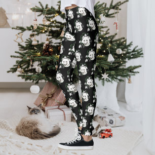 Art Nouveau Arctische Witte Vos Leggings