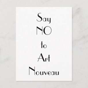 Art Nouveau Art Deco Briefkaart