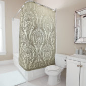 art nouveau, art deco, gouden kleuren, , bloemkool douchegordijn (In situ)