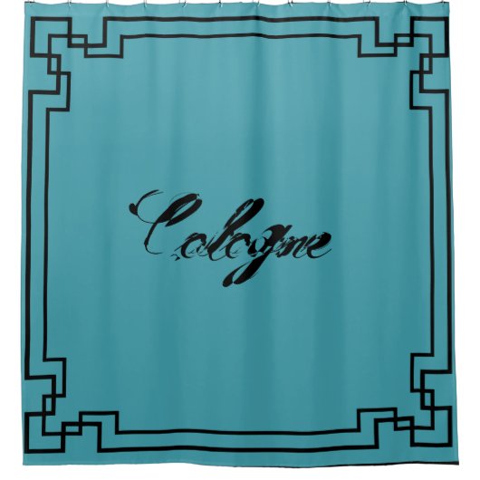 Art Nouveau Art Deco Köln Cologne Jugendstil Douchegordijn (Voorkant)