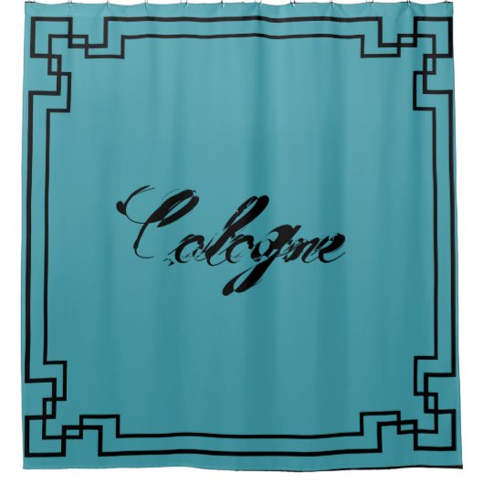 Art Nouveau Art Deco Köln Cologne Jugendstil Douchegordijn (Voorkant)