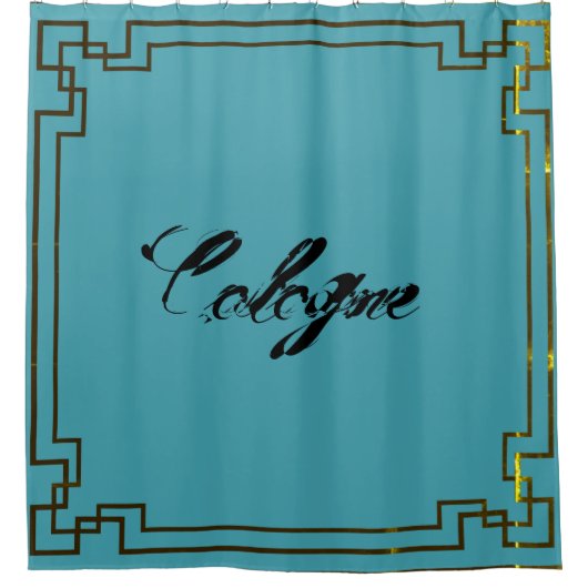 Art Nouveau Art Deco Köln Cologne Jugendstil Douchegordijn (Voorkant)