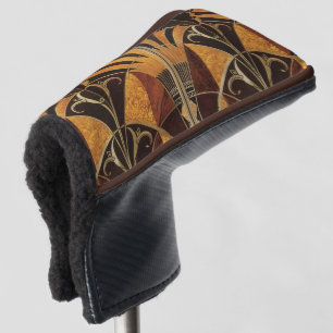 art Nouveau, art deco, , meerhoutkleuren Golfheadcover