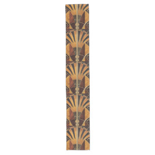 art Nouveau, art deco, , meerhoutkleuren Lange Tafelloper