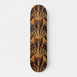 art Nouveau, art deco, , meerhoutkleuren Persoonlijk Skateboard