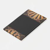 art Nouveau, art deco, , meerhoutkleuren Post-it® Notes (Schuin)
