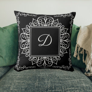 Art Nouveau Art Deco Monogram Sierkussen