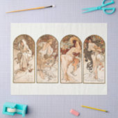 Art Nouveau, Art Deco, Seizoen, Ontkoppeling Mucha Tissuepapier (Craft)