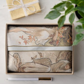 Art Nouveau, Art Deco, Seizoen, Ontkoppeling Mucha Tissuepapier (Geschenk)