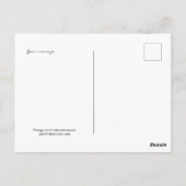   Art Nouveau / Art Deco Sjabloon Briefkaart (Achterkant)