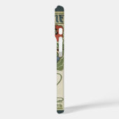  Art Nouveau, artistieke schilderende papaverbloem Case-Mate iPhone Case (Achterkant / Links)