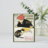 Art Nouveau, artistieke schildering met Pet Cat (Staand voorkant)