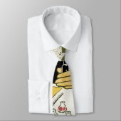  Art Nouveau, artistieke schildering met Pet Cat Stropdas (Gebonden)