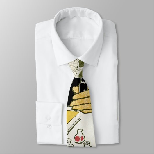  Art Nouveau, artistieke schildering met Pet Cat Stropdas (Gebonden)