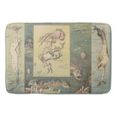 Art Nouveau Atlantis Mermaids #60 Bath Mat (Voorkant)